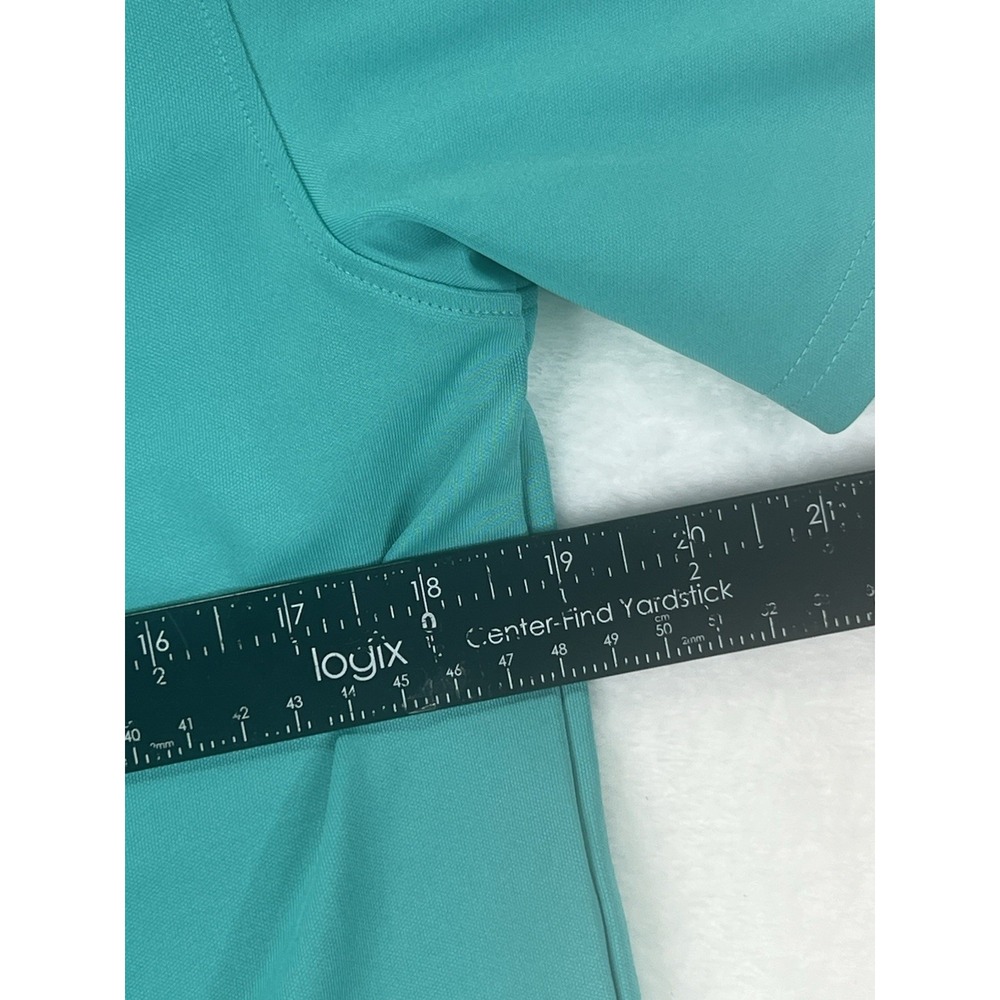 Under‎ Armour Youth XL Golf Polo Shirt Loose Fit Teal Green Short Sleeve Boys - Picture 9 of 10